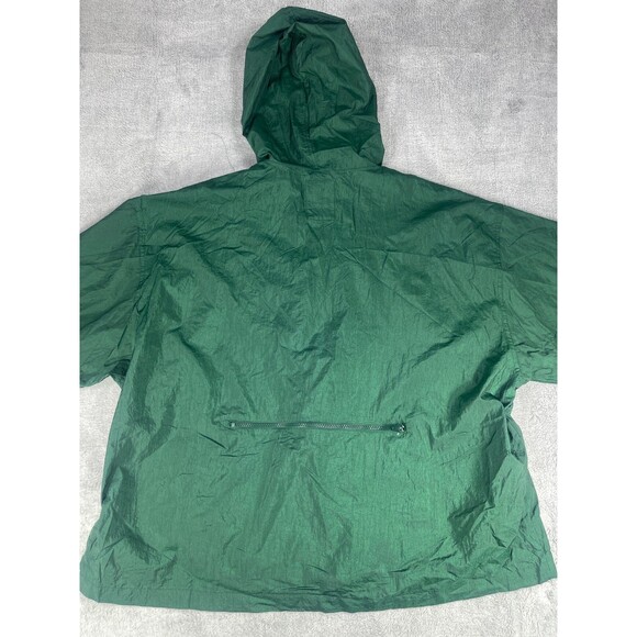 VIntage Pro Layer Vons Packable Jacket Men's 2XL Green Hooded Nylon Full-Zip - Picture 10 of 16